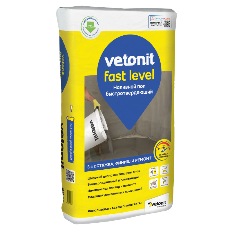 Vetonit Fast Level 20 кг